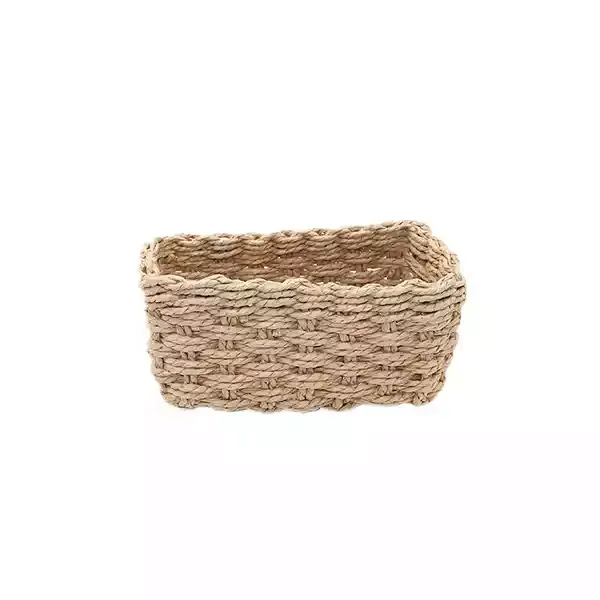 Weva Stack Faux Rattan Storage Basket Set - 3 Pcs - Natural product thumbnail 5
