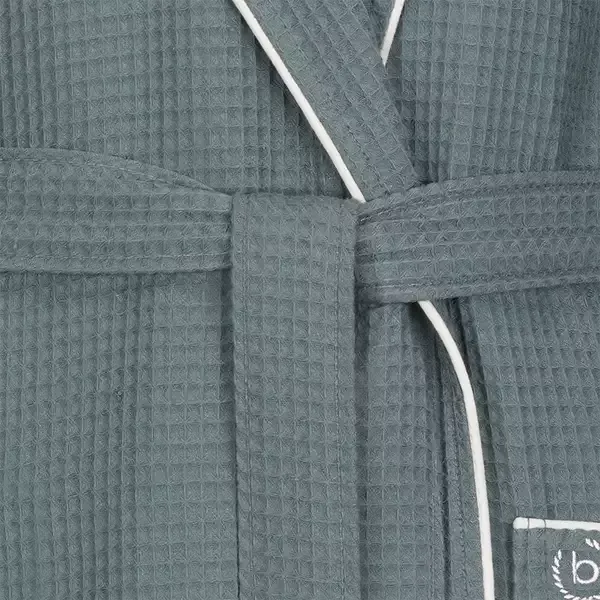 Bugatti Tizian Men's Bathrobe - 100% Cotton - XXL - Grey Flannel product thumbnail 4