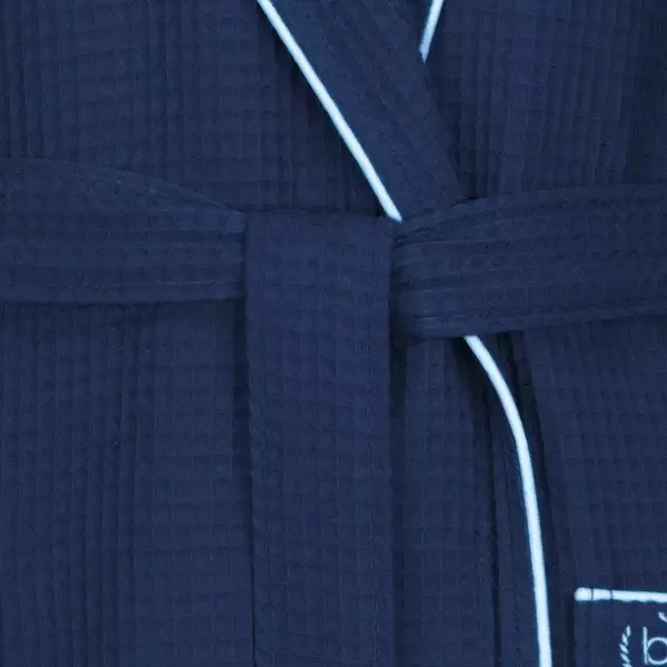 Bugatti Tizian Men's Bathrobe - 100% Cotton - XL - Marine Blue product thumbnail 4
