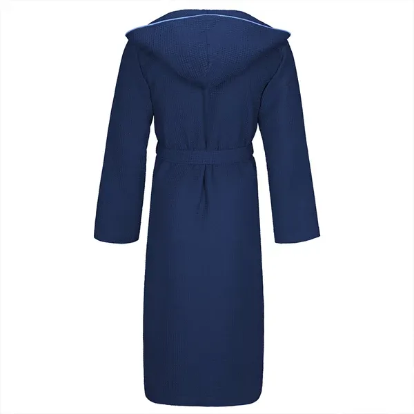Bugatti Tizian Men's Bathrobe - 100% Cotton - XL - Marine Blue product thumbnail 2