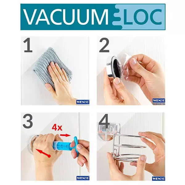 Wenko Quadro Vacuum-Loc Liquid Soap Dispenser product thumbnail 2