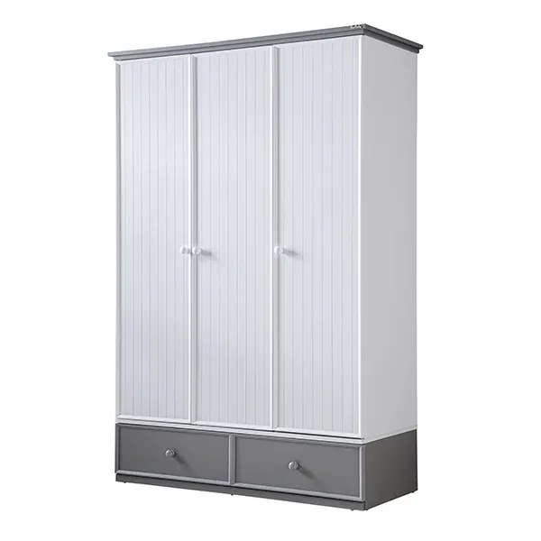 Pierre Cardin Neo 3-Door Baby Room Wardrobe - White product thumbnail 2