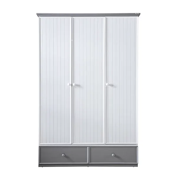 Pierre Cardin Neo 3-Door Baby Room Wardrobe - White product thumbnail 6