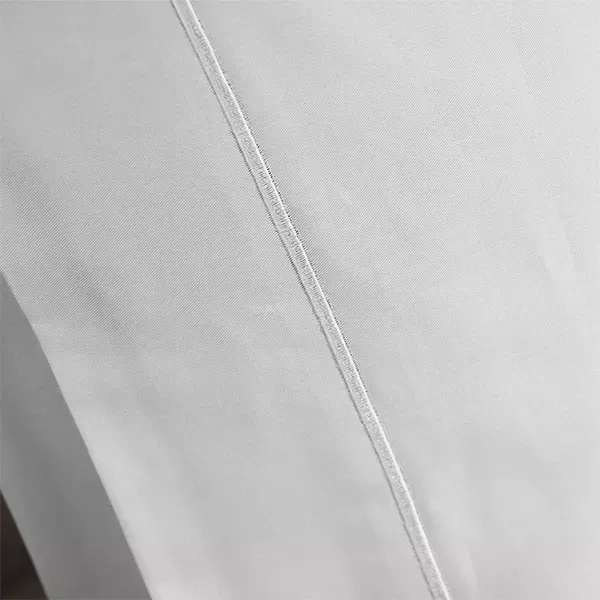 Fieldcrest Plain Fitted Sheet Set - 100% Cotton - 220 Thread Count - White (Available in sizes) product thumbnail 3