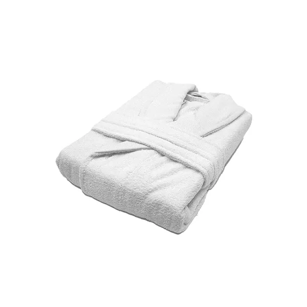 Nova Home Luna Unisex Bathrobe (1 Piece) - 100% Cotton - XL - White product thumbnail 3