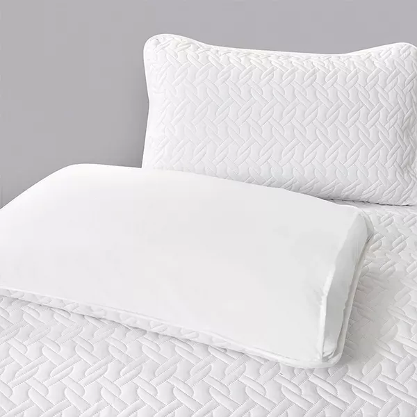 Nova Home "Cross" Bed Spread Set - White & White product thumbnail 6
