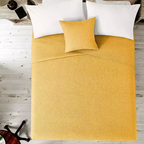 Nova Home "Dimension" Coverlet - Yellow product thumbnail 2