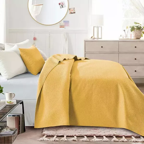 Nova Home Dimension Coverlet - Single & Twin - Yellow product thumbnail 5