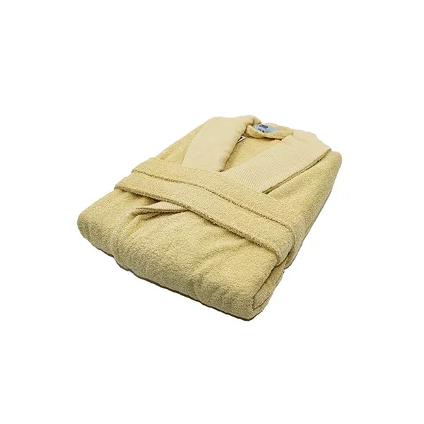 Nova Home Luna Unisex Bathrobe (1 Piece) - 100% Cotton - Yellow (Available in sizes) product thumbnail 3
