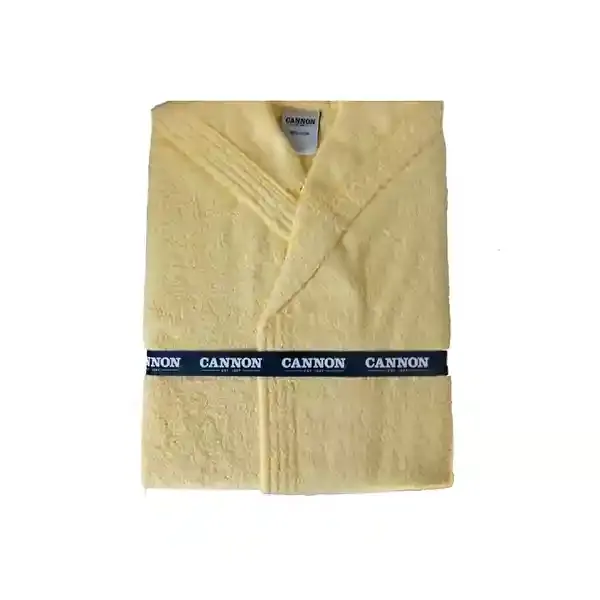 Cannon Plain Unisex Bathrobe (1 Piece) - 100% Cotton - L - Yellow product thumbnail 5