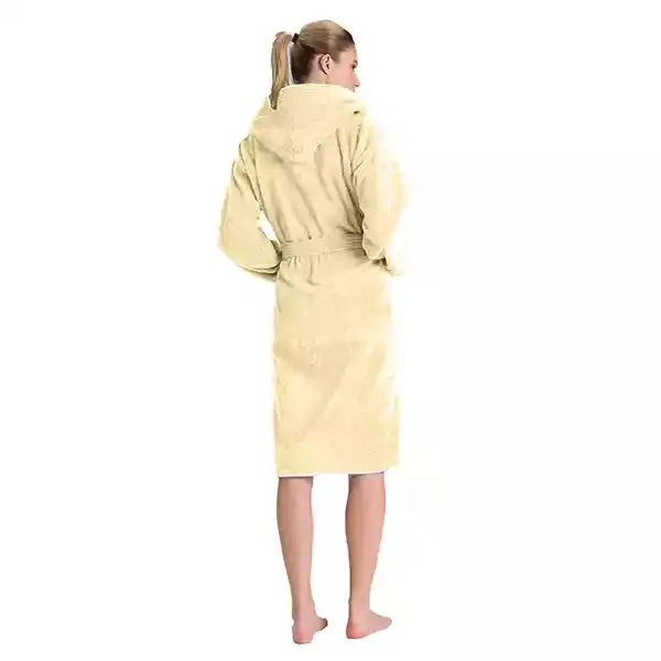 Cannon Plain Unisex Bathrobe (1 Piece) - 100% Cotton - L - Yellow product thumbnail 3