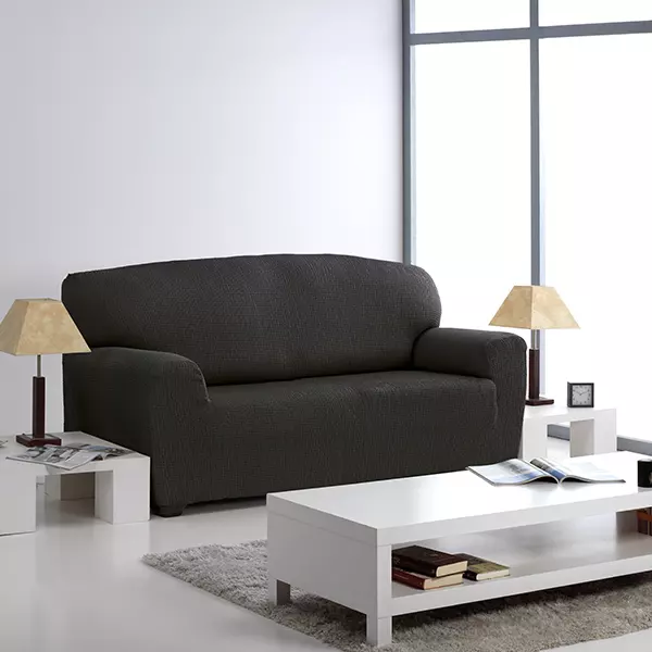 Nueva Textura "Diamante" Sofa Cover - 2 Seat - Grey