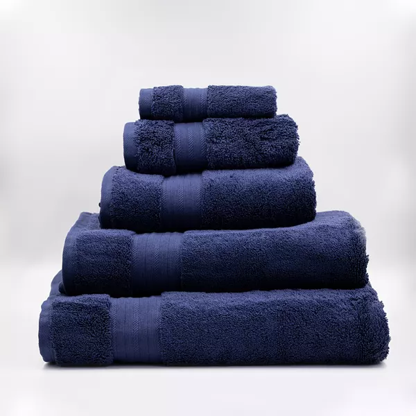Nova Home "Premium Collection" Towel - 100% Supima Cotton, 40X60 cm - Navy