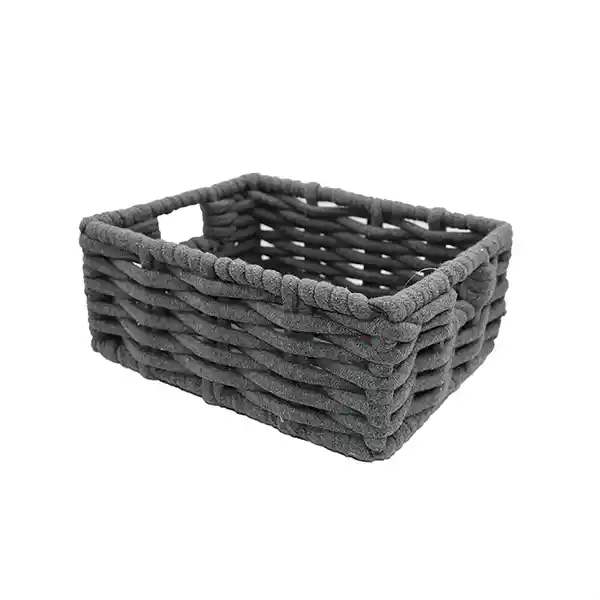 Weva Reader Cotton Storage Basket - Charcoal