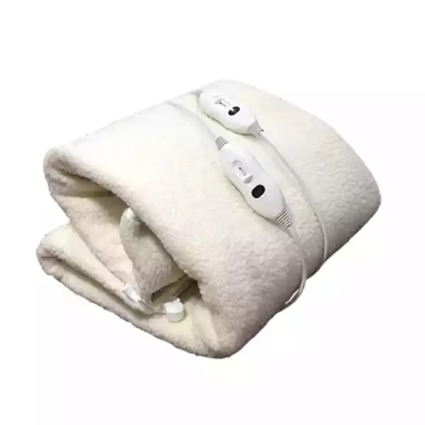 Trust Sherpa Electric Blanket Oversheet With Controller - Queen - White (With Warranty)