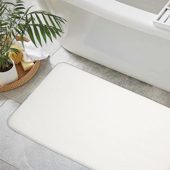 نوفا هوم "Performance" أرضية حمام - أبيض (متوفر بمقاسات متعددة)